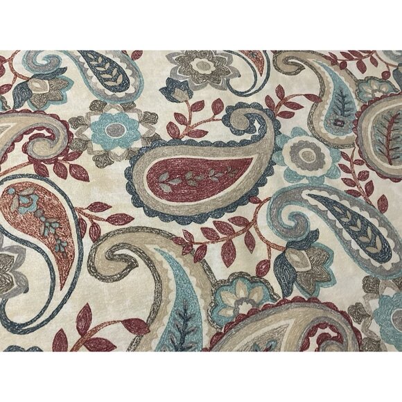 Richloom Solarium Fabric Paisley Floral Screen Print Home Decor Weight 5 Yards - Picture 9 of 16